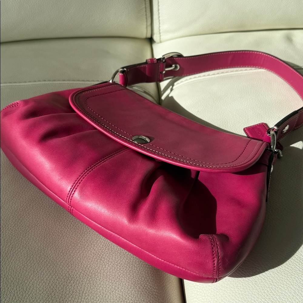 Coach Soho Shoulder Flap Bag - Picture 16 of 17